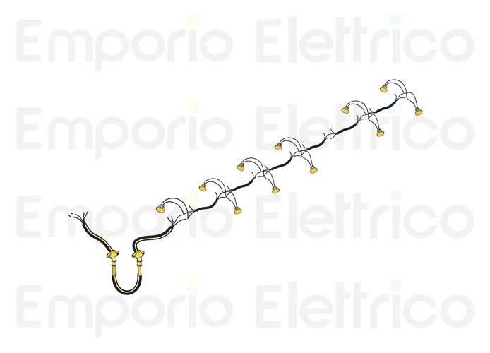 fadini ricambio cavo elettrico con bocchettoni e pressacavo con 11 faretti 97350