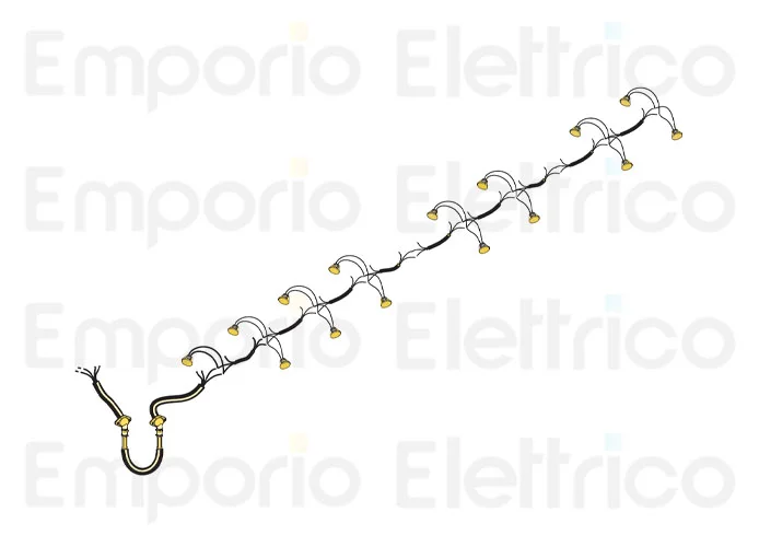 fadini ricambio cavo elettrico con bocchettoni e pressacavo con 15 faretti 97352