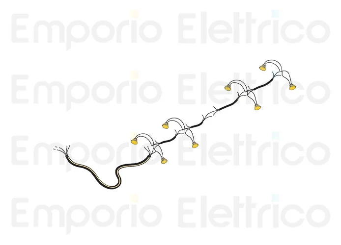 fadini ricambio cavo elettrico con 8 faretti a led per bayt 980 97378