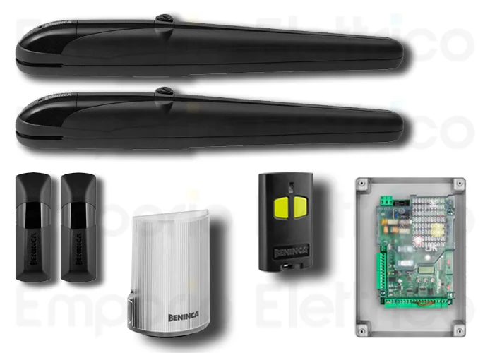 beninca kit de automatización para puertas batientes 24v kbob3024e.dk 959003487 beninca kit de automatización para puertas batientes 24v kbob3024e.dk 959003487