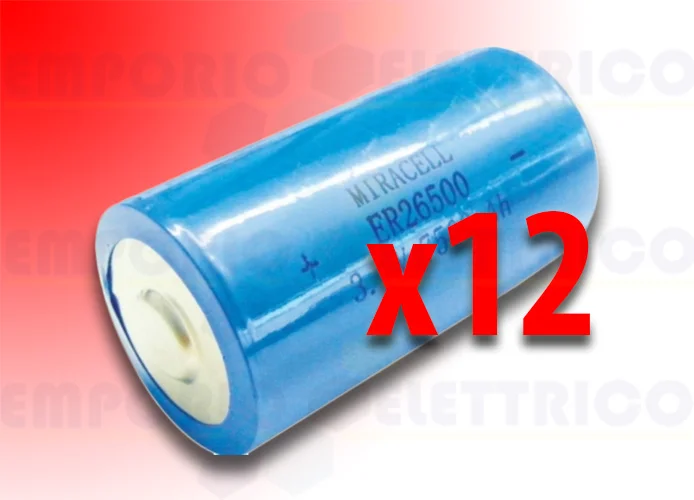 bft paquete de 12 baterías para fotocélulas dcw bat 2600425 n999465