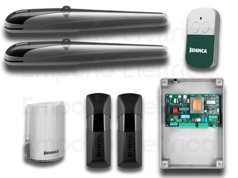 beninca kit automatización para puertas batientes 230v kbob21m ss 959000980 beninca kit automatización para puertas batientes 230v kbob21m ss 959000980