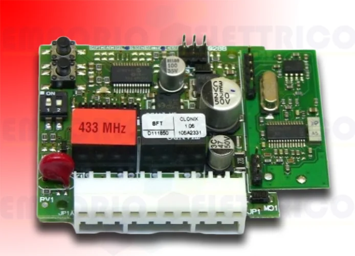 bft receptor bicanal de acoplamiento 433 mhz clonix 2 2600152 d111662