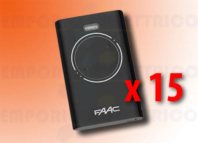 faac 15 mandos 2 canales 433mhz xt2 433 slh lr 7870071