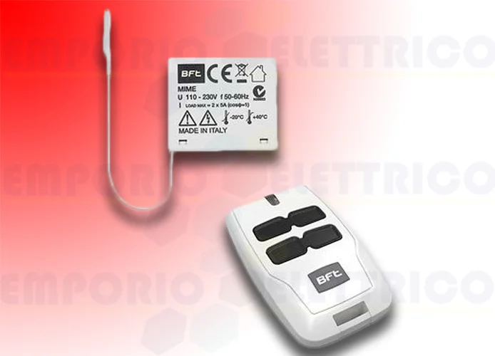 bft receptor bicanal para interior 433 mhz mime ac kit 2611779 r400005