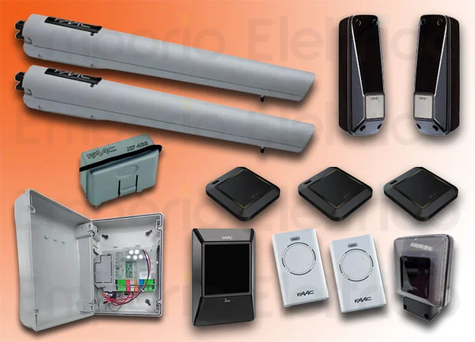 faac kit automatización 24v dc handy kit perfect 105915fr