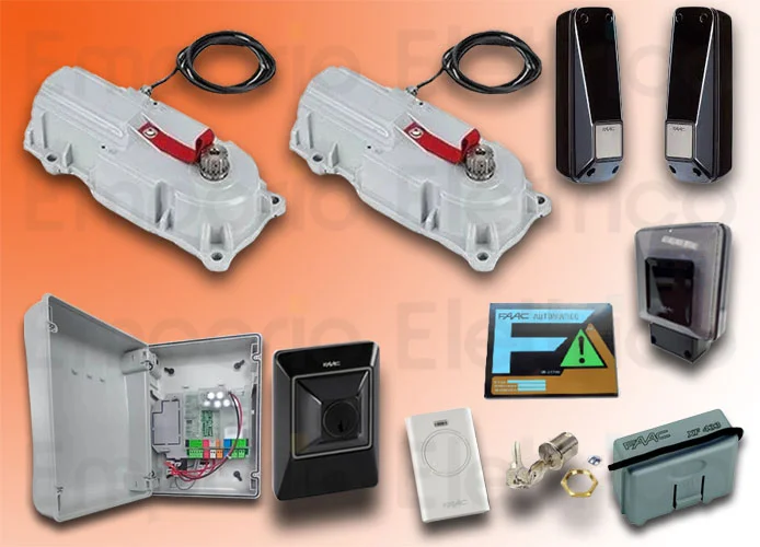 faac kit automatización power 24v dc power kit safe 106747445fr