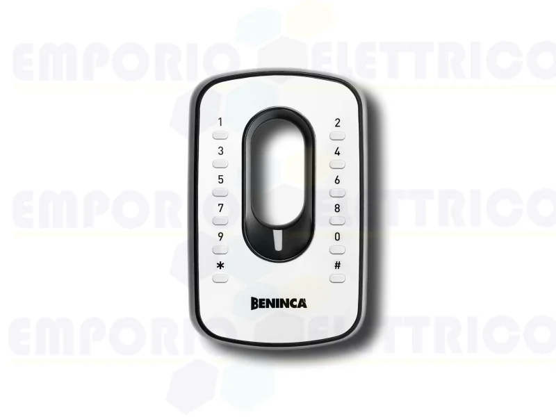 beninca teclado digital alu inalámbrico triple codificación ip54 iri.kpad 9760033
