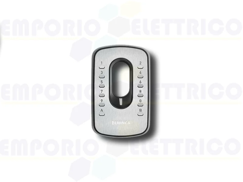 beninca teclado digital de acero con triple codificación ip54 iri.kpad inox 976002413