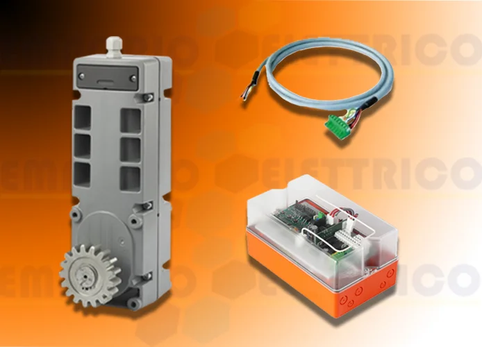 cardin kit integrabile 24v per cancelli scorrevoli fino a 300kg 24v kt-sli324cb