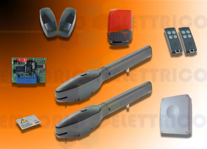 cardin kit per cancelli a battente con anta fino a 3m (250kg) 24v kt-blade324