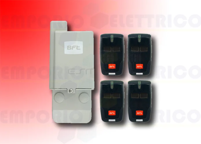 bft kit receptor y 4 transmisores radio 4 mitto kit p111772 2611368