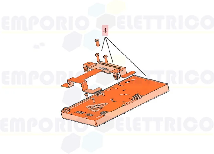 faac repuesto base y soporte binario d600/d1000 63003357