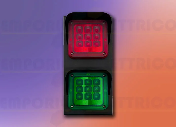 vds semáforo 2 luces roja/verde 12/24v sem-2 550/3018
