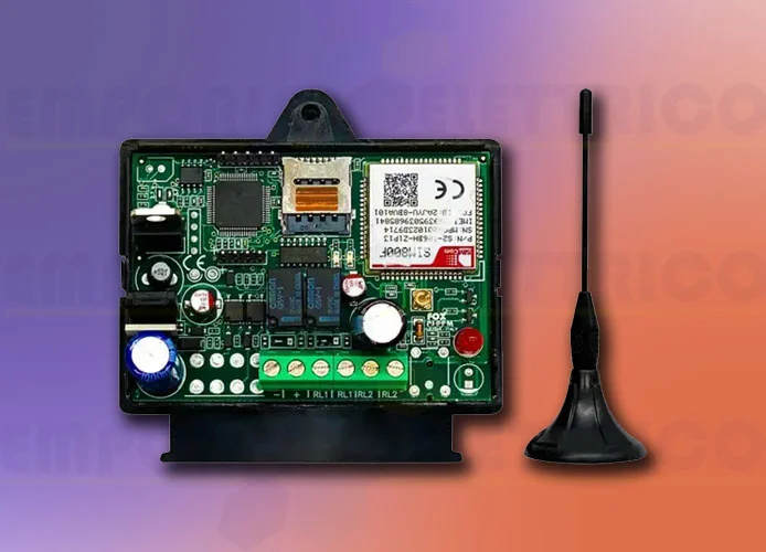 vds módulo gsm apertura puerta  2 canales con antena gsm-c 1434/2