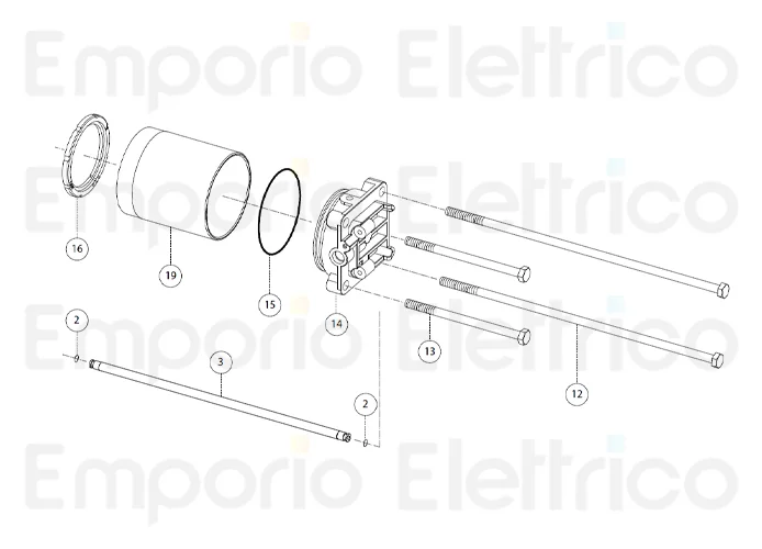 fadini ricambio tirante m8x293 2pz per aproli 380 lb 38012