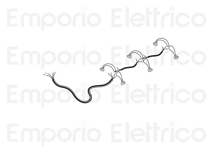 fadini ricambio cavo elettrico con 6 faretti a led per bayt 980 97377