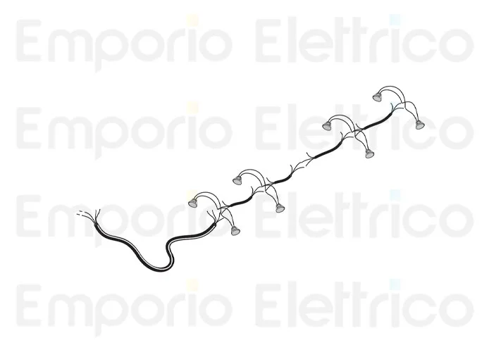 fadini ricambio cavo elettrico con 8 faretti a led per bayt 980 97378