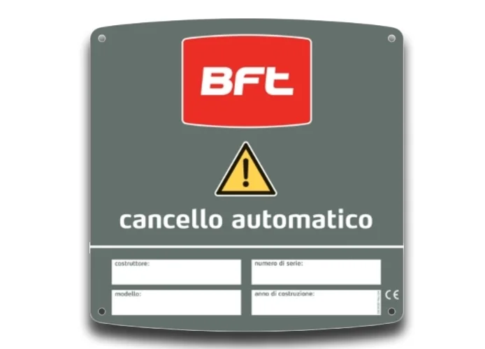 bft cartel de señalización cms 2609053 d831081