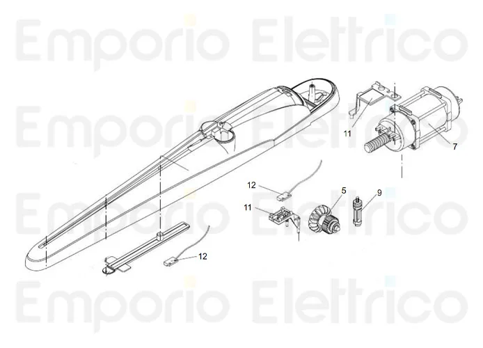 beninca repuesto final de carrera reed mk4 por bob 24v por bob24 9686884