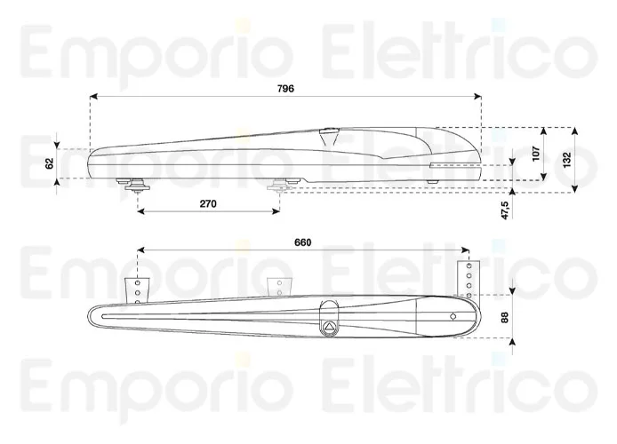 beninca página de repuestos para motor bob30ma-115