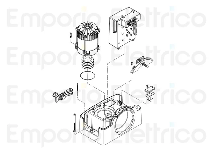 beninca repuesto motor 230v por bull10m 5b 9688228