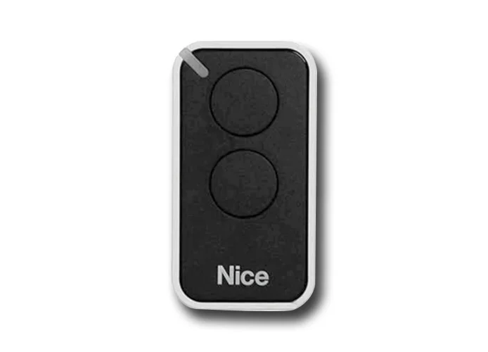 nice transmisores 2 canales serie inti negro inti2