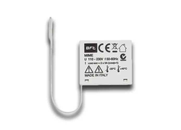bft receptor bicanal de interior 433 mhz mime ac 2600588 d113824