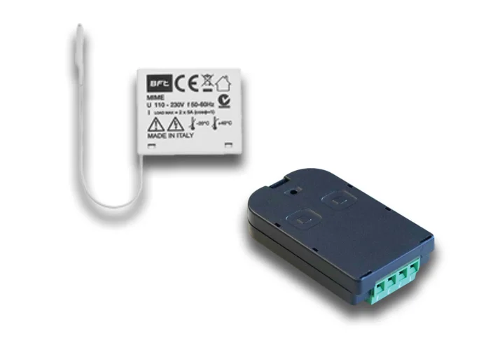 bft receptor bicanal para empotrar 433 mhz mime ac tx kit 2611781 r400007