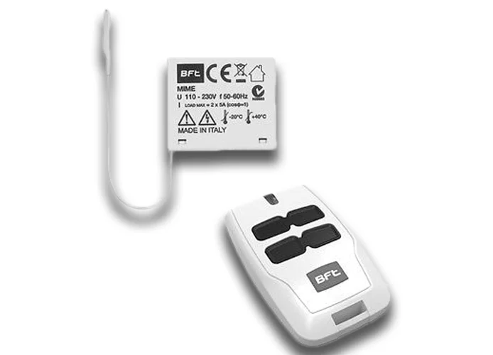 bft receptor bicanal para interior 433 mhz mime ac kit 2611779 r400005
