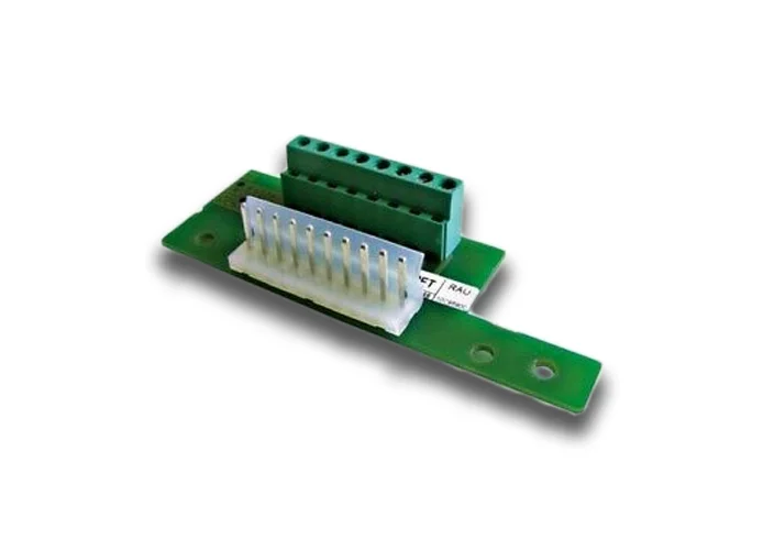 bft cableado de control de tarjeta receptor enchufable bft rau 2600807 p111449