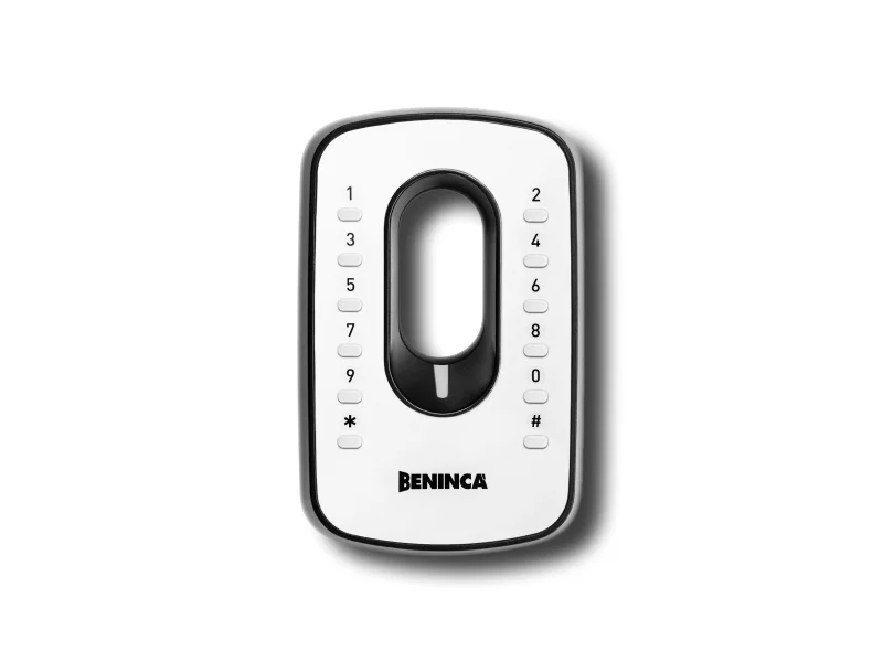 beninca teclado digital de aluminio cableado ip54 iri.kpad-c 9760032