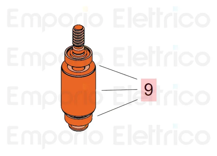 faac repuesto rotor 412-bat 746028