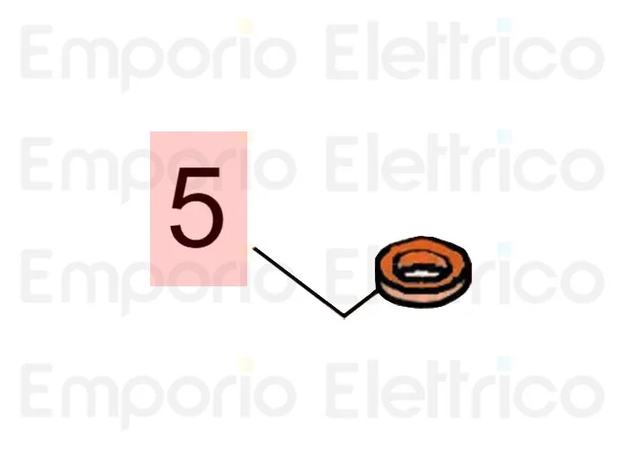 faac reemplazo arandela 13x9,8x1,5 rame ricot 7039285