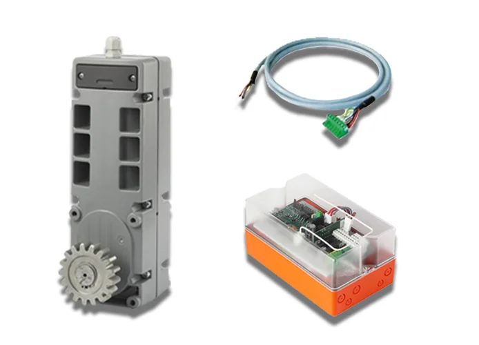 cardin kit integrabile 24v per cancelli scorrevoli fino a 300kg 24v kt-sli324cb