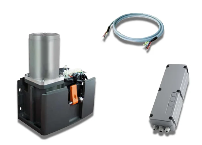 cardin kit integrabile per cancelli scorrevoli fino a 1000kg 24v kt-sli24draco
