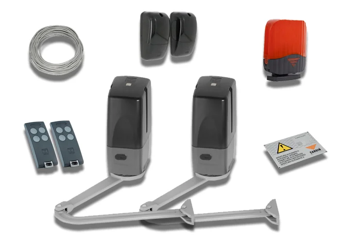 cardin kit per cancelli a battente con anta fino a 5m (400kg) 24v kt-bl3924mcb