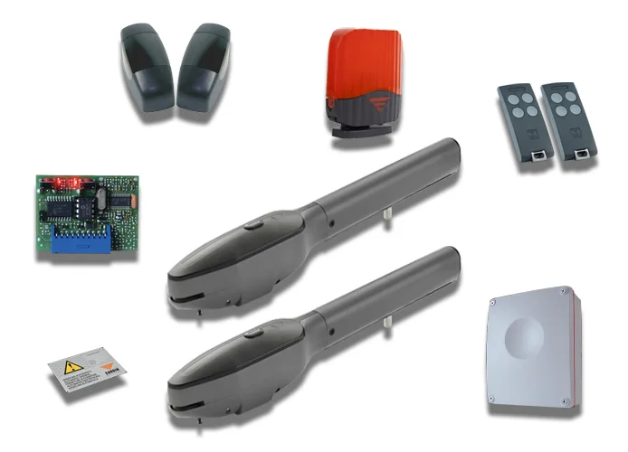 cardin kit per cancelli a battente con anta fino a 3m (250kg) 230v kt-blade3