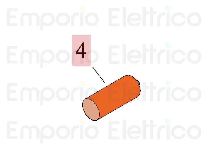 faac repuesto condensador 12,5 µf mka 450v 760025