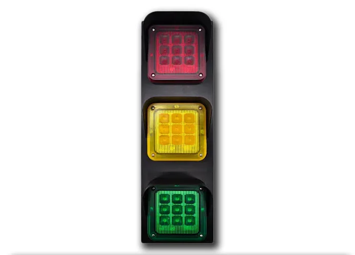 vds semáforo 3 luces roja/amarillo/verde 12/24v sem-2 550/3025