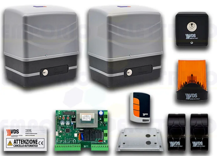 vds kit automatización 2 hojas kit simply 230v 2m 100010/2