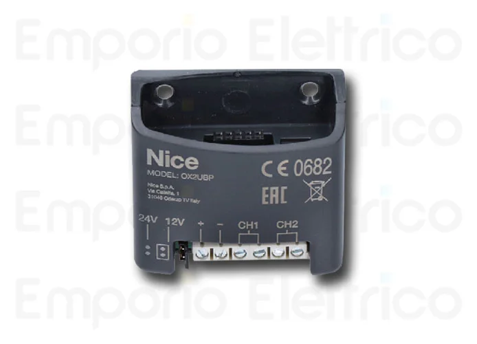 nice interfaz hardware universal receptores enchufable serie oxi ox2ubp