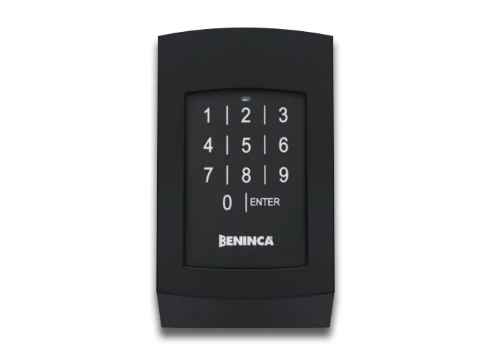 beninca teclado inalámbrico de batería con triple codificación  9670002 be.code