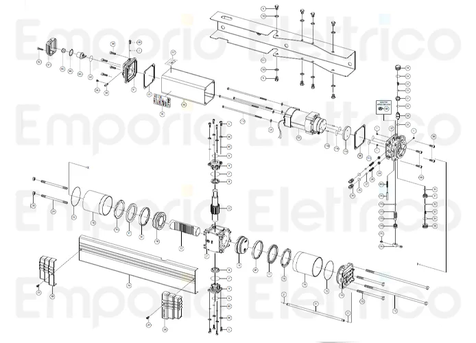 fadini ricambio tirante m8x126 2pz per aproli 380 lb 38024