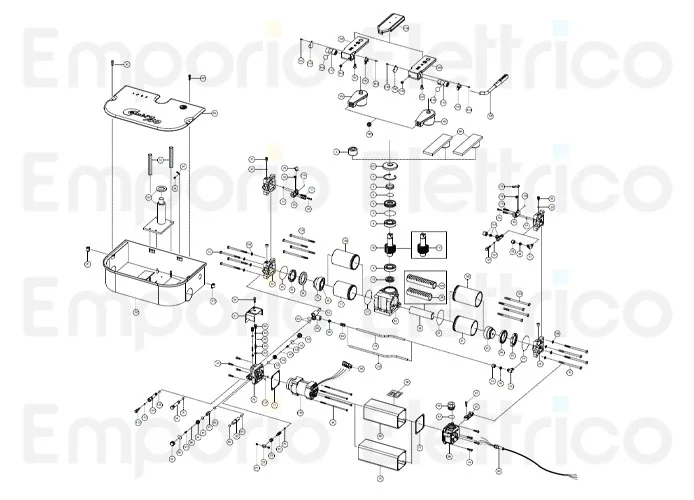 fadini ricambio tirante m5x155 2pz motore/pompa per combi 740 980 74050 2