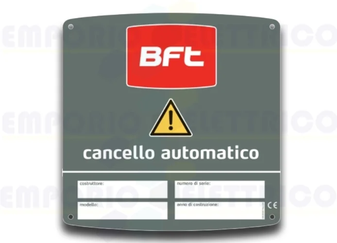 bft cartel de señalización cms 2609053 d831081