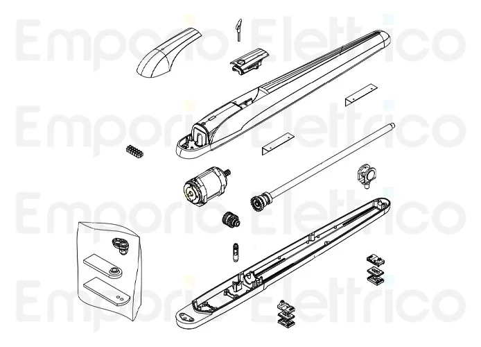 beninca repuesto motor 115v 50-60hz new por bob50ma-115 9688238
