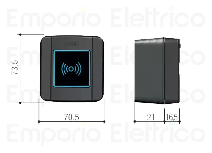 came selettore digitale da esterno bluethooth tecnologia bus 806sl-0340