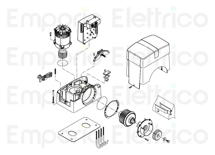 beninca repuesto motor 230v por bull15m 5b 9688229