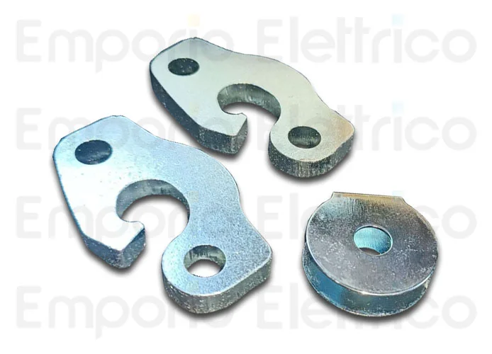 faac paquete fijaciones de muelle doble para barrera b614 490186
